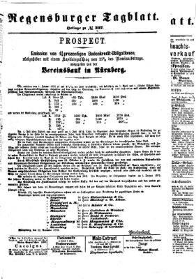 Regensburger Tagblatt Dienstag 26. November 1872