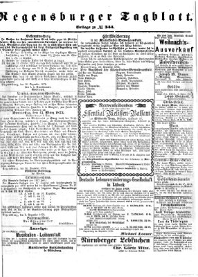 Regensburger Tagblatt Freitag 13. Dezember 1872