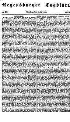 Regensburger Tagblatt Samstag 8. Februar 1873