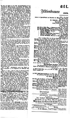 Regensburger Tagblatt Mittwoch 9. April 1873