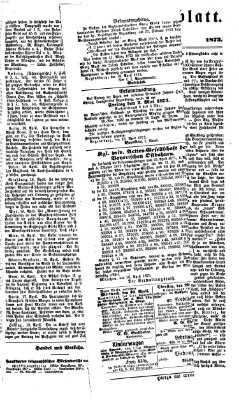 Regensburger Tagblatt Montag 21. April 1873