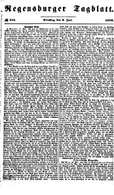 Regensburger Tagblatt Dienstag 3. Juni 1873