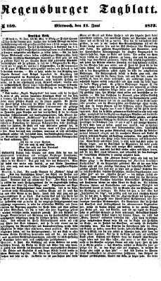 Regensburger Tagblatt Mittwoch 11. Juni 1873