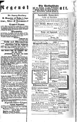 Regensburger Tagblatt Donnerstag 20. Februar 1873