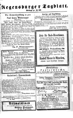 Regensburger Tagblatt Samstag 8. März 1873