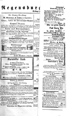 Regensburger Tagblatt Samstag 29. März 1873