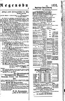 Regensburger Tagblatt Sonntag 27. April 1873