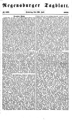 Regensburger Tagblatt Sonntag 20. Juli 1873