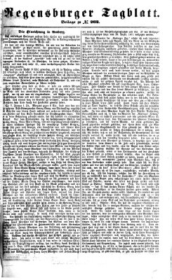 Regensburger Tagblatt Dienstag 23. September 1873