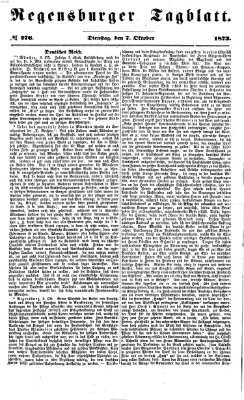 Regensburger Tagblatt Dienstag 7. Oktober 1873