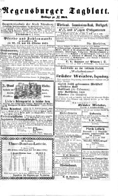 Regensburger Tagblatt Mittwoch 15. Oktober 1873