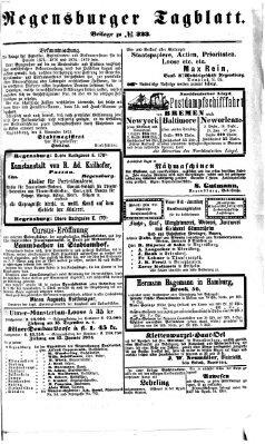 Regensburger Tagblatt Sonntag 23. November 1873