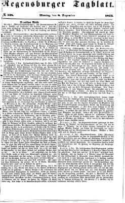 Regensburger Tagblatt Montag 8. Dezember 1873