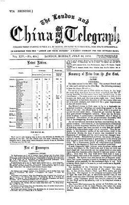 The London and China telegraph Montag 22. Juli 1872