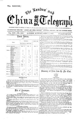 The London and China telegraph Montag 2. September 1872