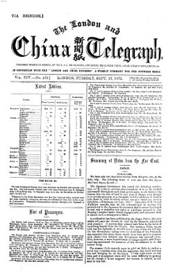 The London and China telegraph Dienstag 17. September 1872