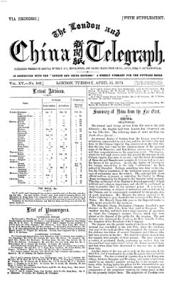 The London and China telegraph Mittwoch 15. April 1874