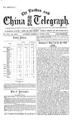 The London and China telegraph Montag 9. Juni 1873