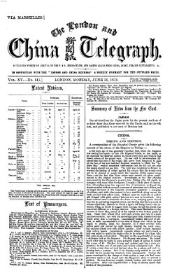 The London and China telegraph Montag 16. Juni 1873