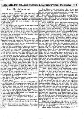 Süddeutscher Telegraph Donnerstag 7. November 1872