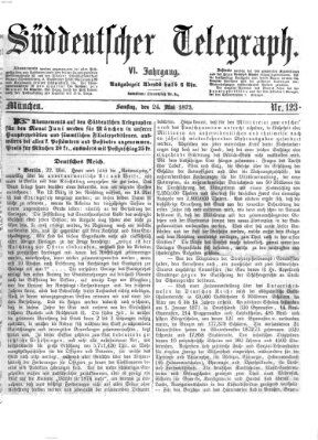 Süddeutscher Telegraph Samstag 24. Mai 1873