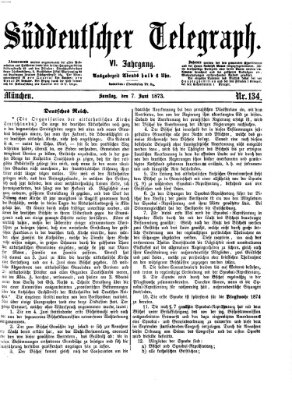 Süddeutscher Telegraph Samstag 7. Juni 1873