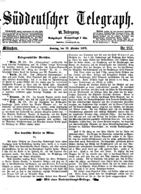 Süddeutscher Telegraph Sonntag 26. Oktober 1873