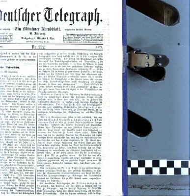 Süddeutscher Telegraph Donnerstag 11. Dezember 1873