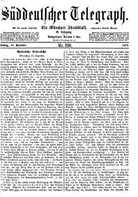 Süddeutscher Telegraph Dienstag 16. Dezember 1873