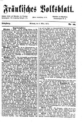 Fränkisches Volksblatt. Ausg. 000 (Fränkisches Volksblatt) Mittwoch 6. März 1872