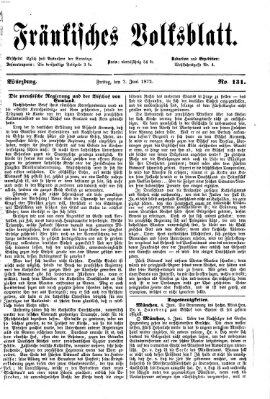 Fränkisches Volksblatt. Ausg. 000 (Fränkisches Volksblatt) Freitag 7. Juni 1872