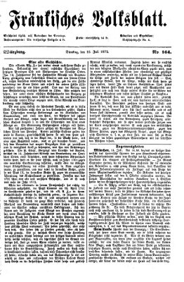 Fränkisches Volksblatt. Ausg. 000 (Fränkisches Volksblatt) Dienstag 16. Juli 1872