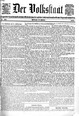 Der Volksstaat Mittwoch 29. Oktober 1873