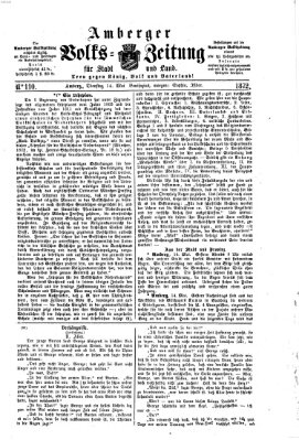 Amberger Volks-Zeitung für Stadt und Land Dienstag 14. Mai 1872