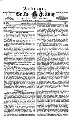 Amberger Volks-Zeitung für Stadt und Land Montag 8. Juli 1872