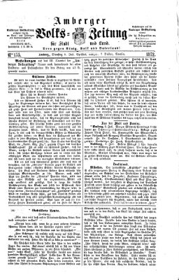 Amberger Volks-Zeitung für Stadt und Land Dienstag 9. Juli 1872