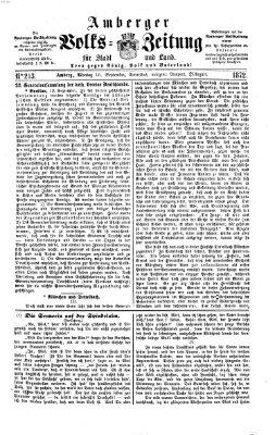 Amberger Volks-Zeitung für Stadt und Land Montag 16. September 1872