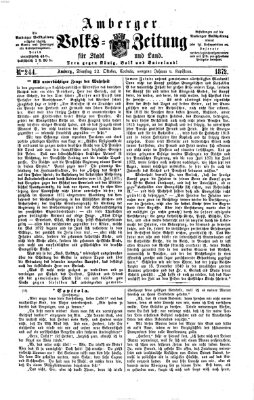 Amberger Volks-Zeitung für Stadt und Land Dienstag 22. Oktober 1872