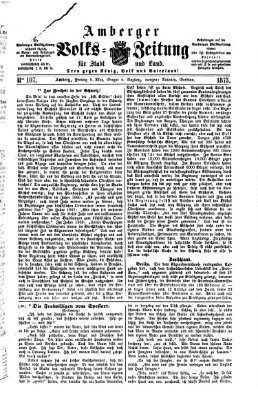 Amberger Volks-Zeitung für Stadt und Land Freitag 9. Mai 1873