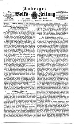 Amberger Volks-Zeitung für Stadt und Land Samstag 31. Mai 1873