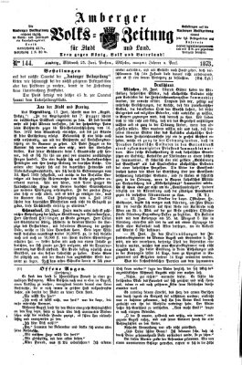 Amberger Volks-Zeitung für Stadt und Land Mittwoch 25. Juni 1873