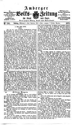 Amberger Volks-Zeitung für Stadt und Land Mittwoch 9. Juli 1873