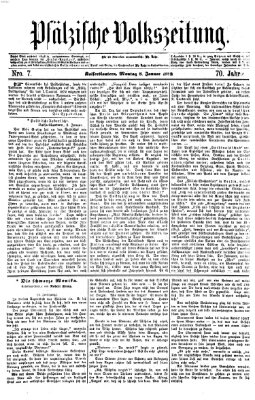 Pfälzische Volkszeitung Montag 8. Januar 1872