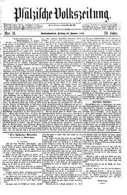 Pfälzische Volkszeitung Freitag 12. Januar 1872