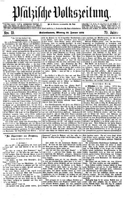 Pfälzische Volkszeitung Montag 22. Januar 1872