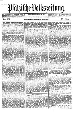 Pfälzische Volkszeitung Samstag 4. Mai 1872