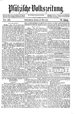 Pfälzische Volkszeitung Freitag 10. Mai 1872