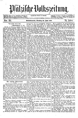 Pfälzische Volkszeitung Dienstag 25. Juni 1872