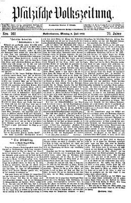 Pfälzische Volkszeitung Montag 8. Juli 1872