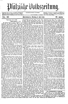 Pfälzische Volkszeitung Dienstag 9. Juli 1872